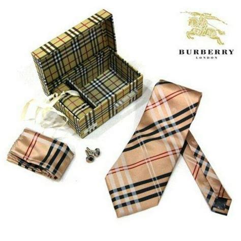 burberry ties men|burberry cufflinks for men.